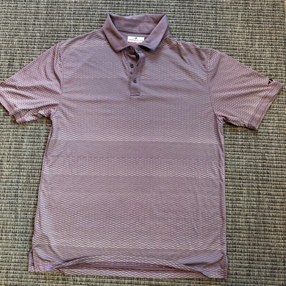 Grand Slam Performance Purple Golf Polo Shirt Classic Fit - Picture 1 of 4